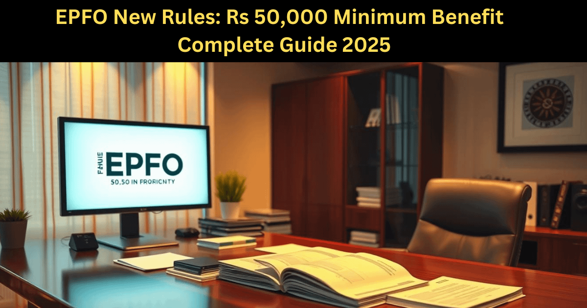 EPFO New Rules: Rs 50,000 Minimum Benefit - Complete Guide 2025