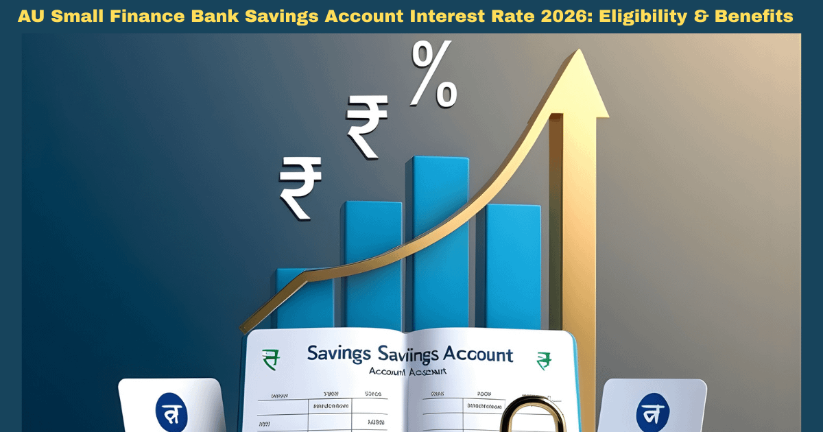 AU Small Finance Bank Savings Account Interest Rate 2026: Eligibility & Benefits