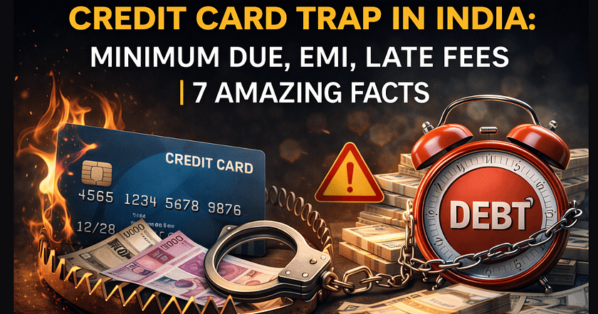 Credit Card Trap in India: Minimum Due, EMI, Late Fees | 7 Amazing Facts