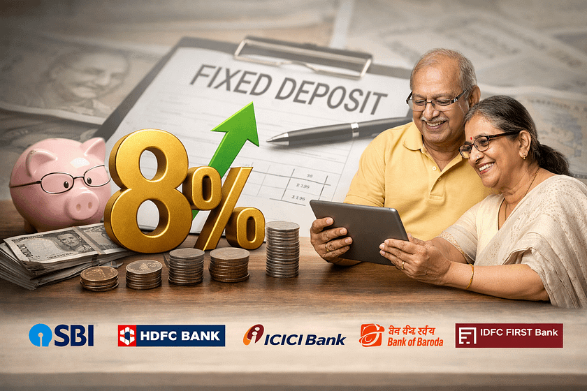 8 Percent FD Rates for Seniors: 5 Banks Offering Amazing Returns