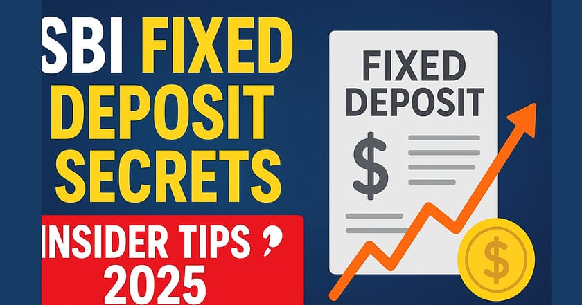 SBI Fixed Deposit Secrets: Insider Tips 2025