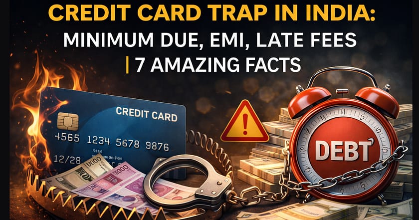 Credit Card Trap in India: Minimum Due, EMI, Late Fees | 7 Amazing Facts