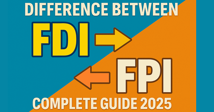 Difference Between FDI and FPI: Complete Guide 2025